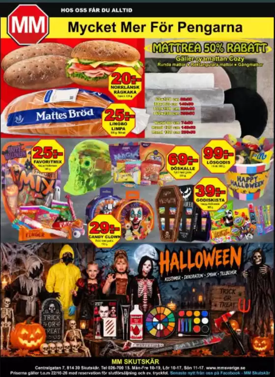 Mycket Mer-katalog | Mattrea 50% rabatt! | 2026-10-14T00:00:00.000Z - 2026-10-22T00:00:00.000Z