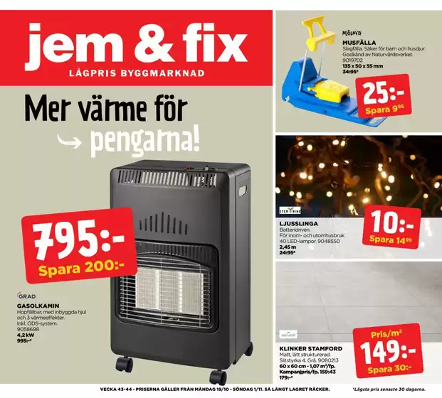 Jem&Fix-katalog | Reklamtidning v.43-44 | 2026-10-19T00:00:00.000Z - 2026-11-01T00:00:00.000Z