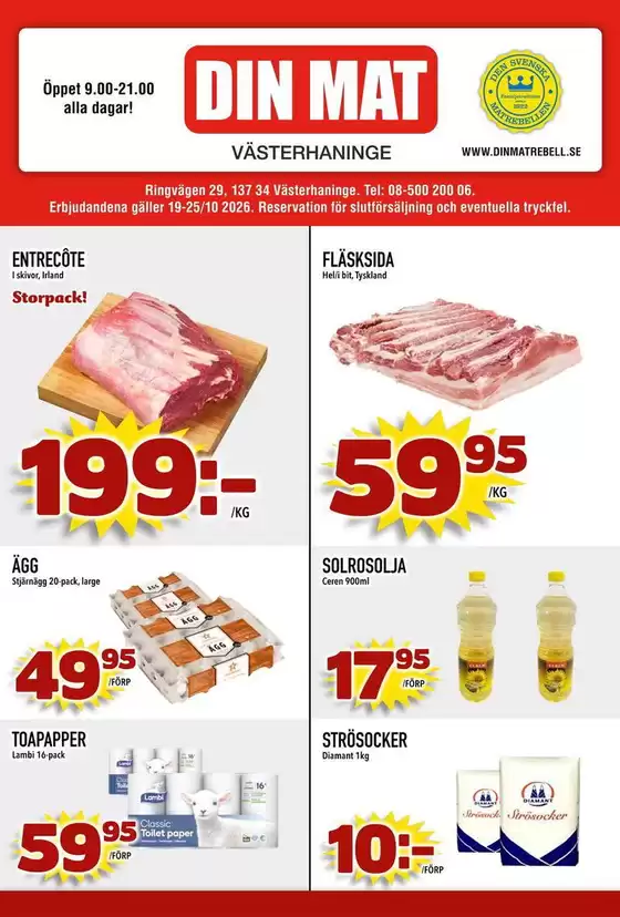 Din Mat-katalog | Din Mat reklambad | 2026-10-19T00:00:00.000Z - 2026-10-25T00:00:00.000Z