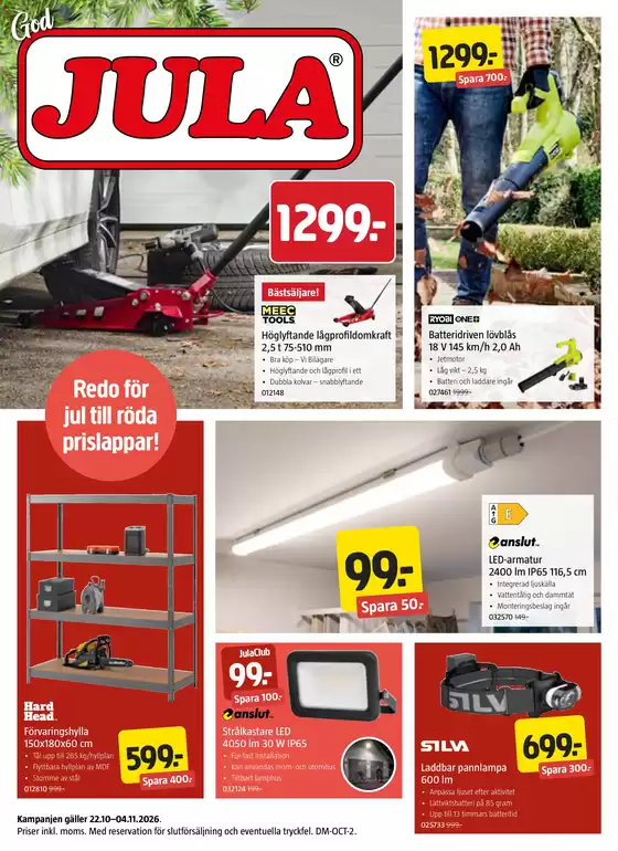 Jula-katalog | kampanjbladet Jula | 2026-10-22T00:00:00.000Z - 2026-11-04T00:00:00.000Z