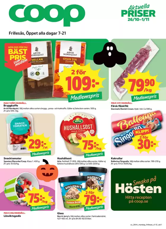 Coop Konsum-katalog | Coop Konsum reklamblad | 2026-10-26T00:00:00.000Z - 2026-11-01T00:00:00.000Z