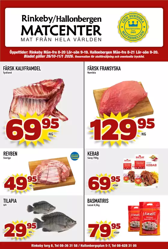 Matcenter-katalog | Veckans erbjudanden Matcenter | 2026-10-26T00:00:00.000Z - 2027-01-11T00:00:00.000Z