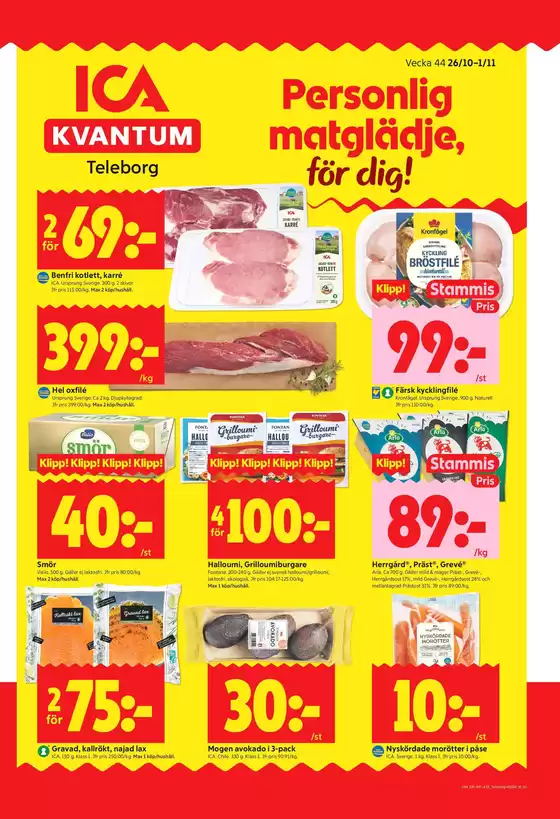 ICA Kvantum-katalog i Klockestrand | Spara nu med våra deals | 2026-10-26T00:00:00.000Z - 2026-11-01T00:00:00.000Z