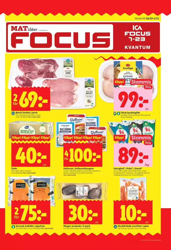 ICA Kvantum-katalog | Erbjudanden för fyndjägare | 2026-10-26T00:00:00.000Z - 2026-11-01T00:00:00.000Z