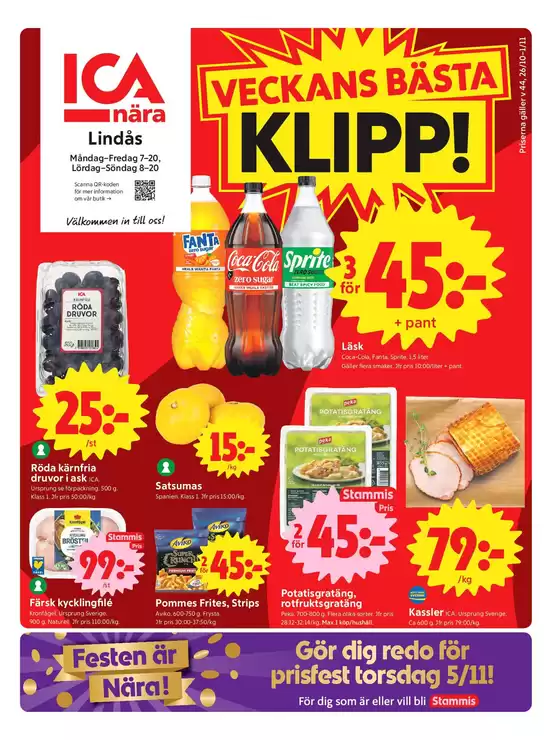 ICA Nära-katalog | Stort urval av erbjudanden | 2026-10-26T00:00:00.000Z - 2026-11-09T00:00:00.000Z
