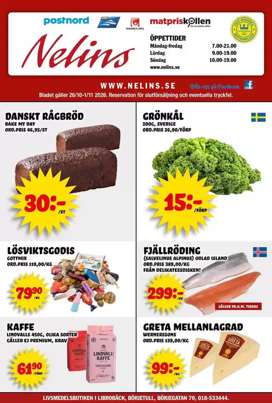 Nelins-katalog | Nelins reklamblad | 2026-10-26T00:00:00.000Z - 2026-11-01T00:00:00.000Z