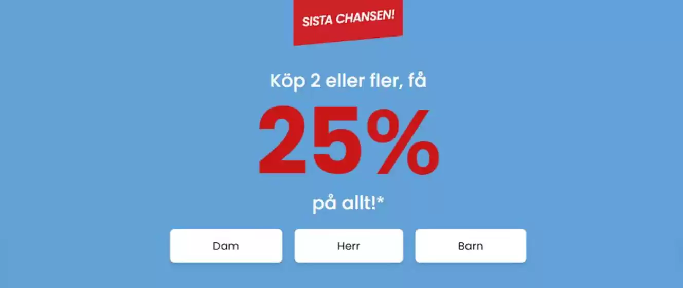 Sportshopen-katalog i Tvååker | Köp 2 få 25%! | 2026-10-26T00:00:00.000Z - 2026-11-08T00:00:00.000Z