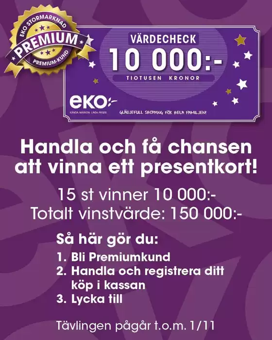 EKO-katalog | Erbjudanden för fyndjägare | 2026-10-27T00:00:00.000Z - 2026-11-01T00:00:00.000Z
