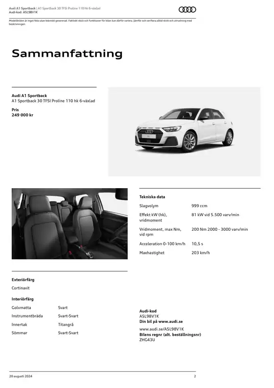 Audi A1 Sportback