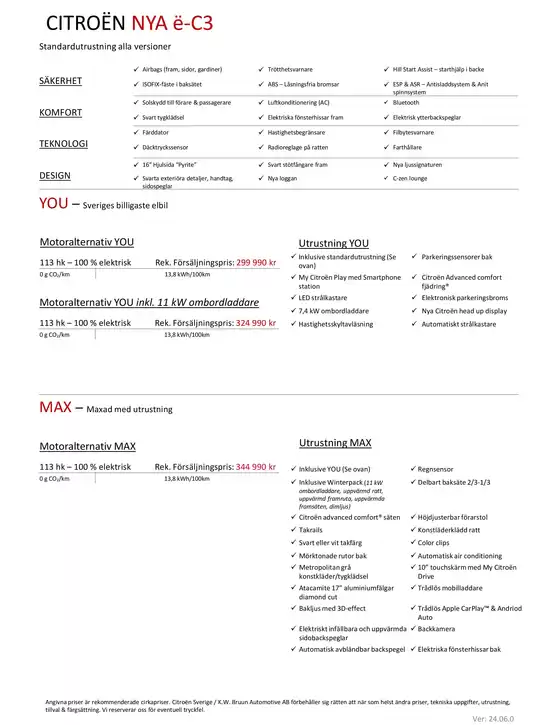 Citroën NYA Ë-C3