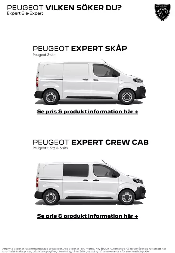 Peugeot E-Expert & Expert