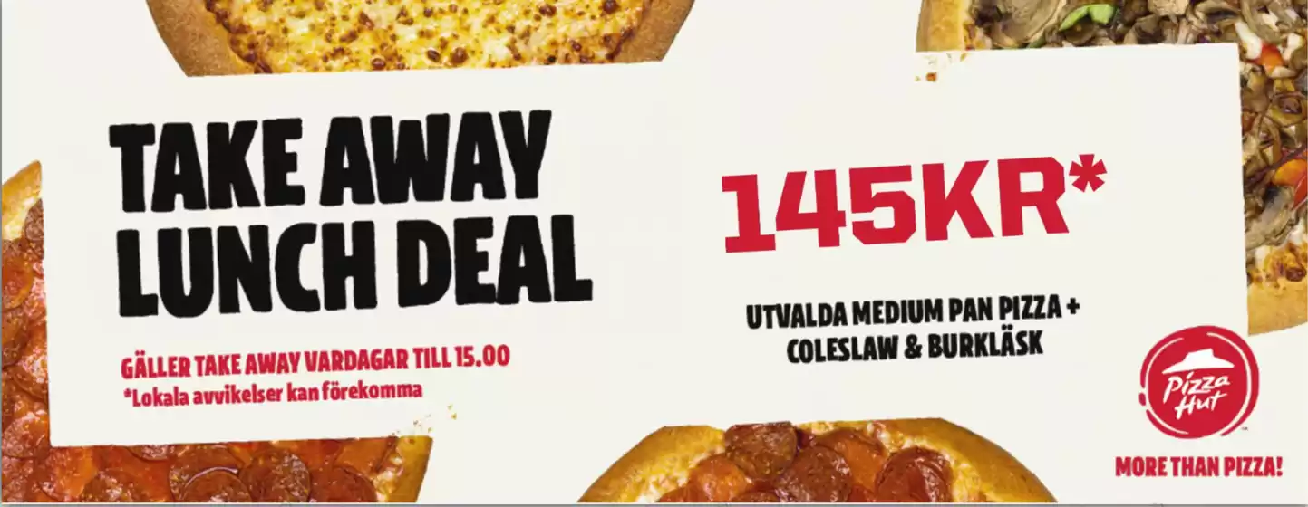 Take away lunch deal !