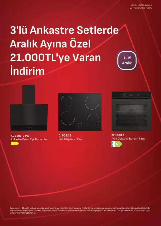 Arçelik kataloğu | Arcelik Ankastre Kataloğu | 2025-12-01T00:00:00.000Z - 2025-12-15T00:00:00.000Z