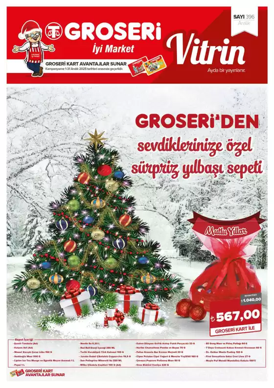 Groseri kataloğu, Aladağ | Groseri katalog | 2025-12-01T00:00:00.000Z - 2025-12-31T00:00:00.000Z
