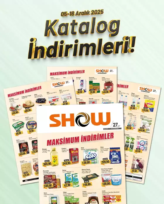 Show Market kataloğu, Aladağ | Güncel fırsatlar ve teklifler | 2025-12-05T00:00:00.000Z - 2025-12-18T00:00:00.000Z