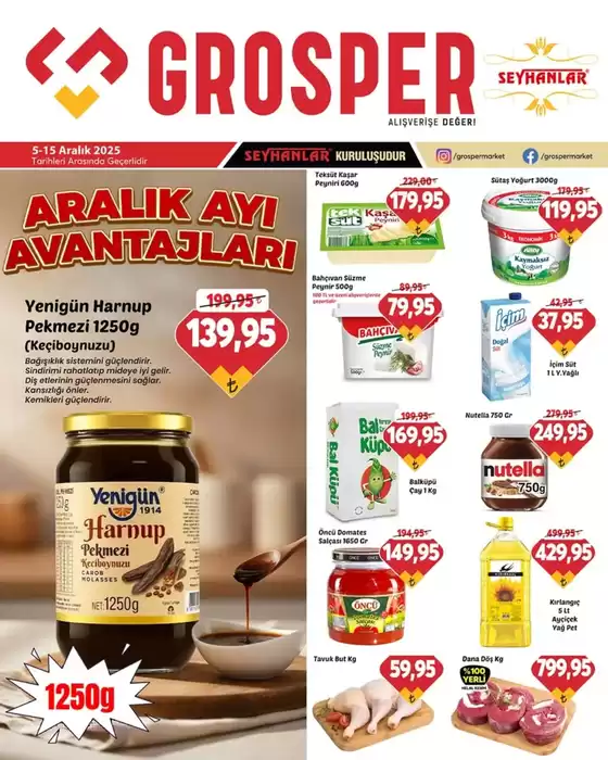 Grosper kataloğu, Aladağ | Grosper katalog | 2025-12-05T00:00:00.000Z - 2025-12-15T00:00:00.000Z