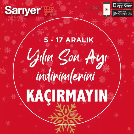 Sarıyer Market kataloğu, Bergama | Indirim | 2025-12-05T00:00:00.000Z - 2025-12-17T00:00:00.000Z