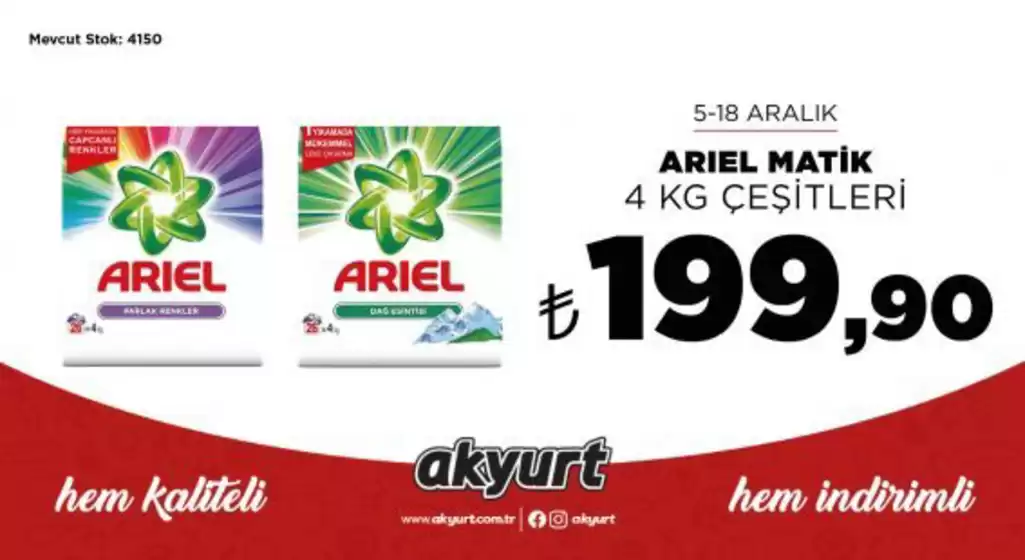 Akyurt Süpermarket kataloğu, Turgutreis | Akyurt Süpermarket katalog | 2025-12-05T00:00:00.000Z - 2025-12-18T00:00:00.000Z