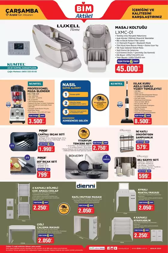 BİM kataloğu, Tekirdağ | 17 Aralık Çarşamba. | 2025-12-17T00:00:00.000Z - 2025-12-31T00:00:00.000Z