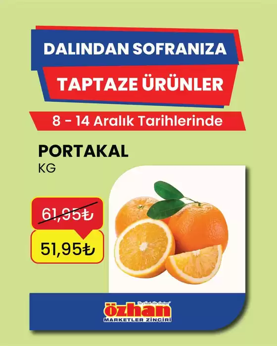 Özhan Market kataloğu, Selim | En iyi fırsatlar ve indirimler | 2025-12-08T00:00:00.000Z - 2025-12-14T00:00:00.000Z