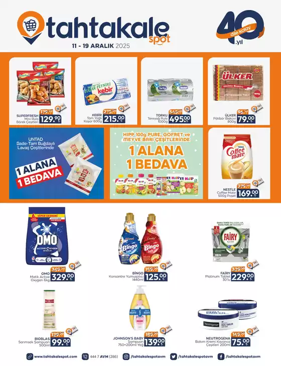 Tahtakale Spot kataloğu, Gebze | Tahtakale Spot katalog | 2025-12-11T00:00:00.000Z - 2025-12-19T00:00:00.000Z