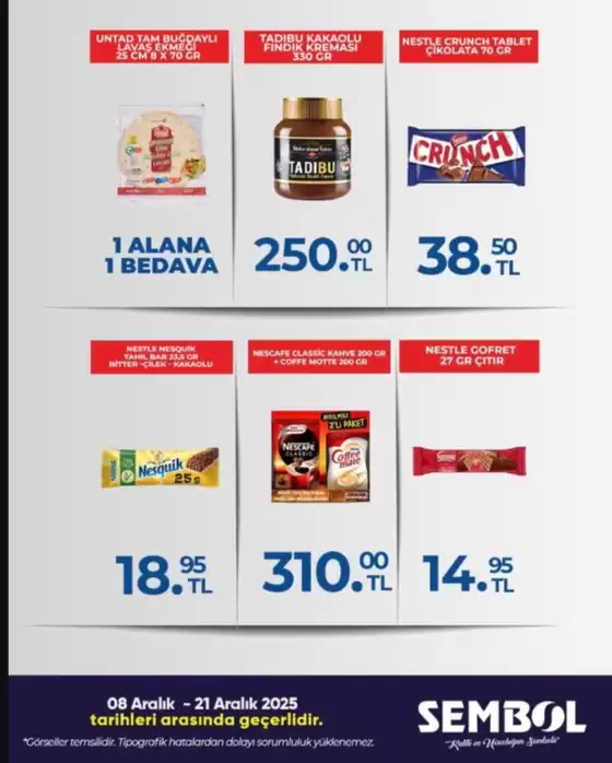 sembol center marketçilik kataloğu, Ağrı | Katalog | 2025-12-11T00:00:00.000Z - 2025-12-21T00:00:00.000Z