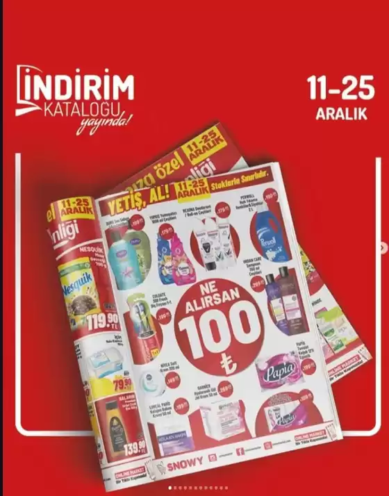 Snowy Market kataloğu, Pendik | Yılımıza özel büyük | 2025-12-11T00:00:00.000Z - 2025-12-25T00:00:00.000Z