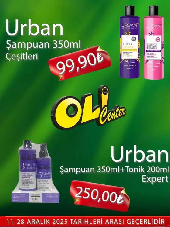 Olicenter Marketçilik kataloğu, Gümüşpınar (İstanbul) | Güncel fırsatlar ve teklifler | 2025-12-11T00:00:00.000Z - 2025-12-28T00:00:00.000Z