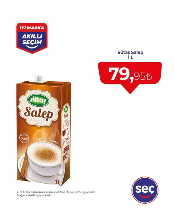 Seç Market kataloğu, Nusaybin | Tüm müşteriler için harika teklif | 2025-12-04T00:00:00.000Z - 2025-12-17T00:00:00.000Z