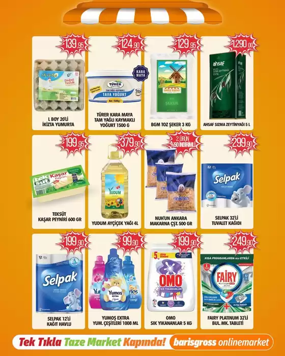 Barış Gross Market kataloğu, Pasinler | Sizin için en iyi fırsatlarımız | 2025-12-14T00:00:00.000Z - 2025-12-28T00:00:00.000Z