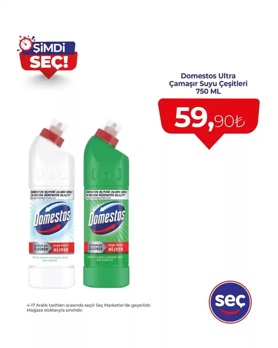 Seç Market kataloğu, Yalova | Geniş teklif yelpazesi | 2025-12-04T00:00:00.000Z - 2025-12-17T00:00:00.000Z