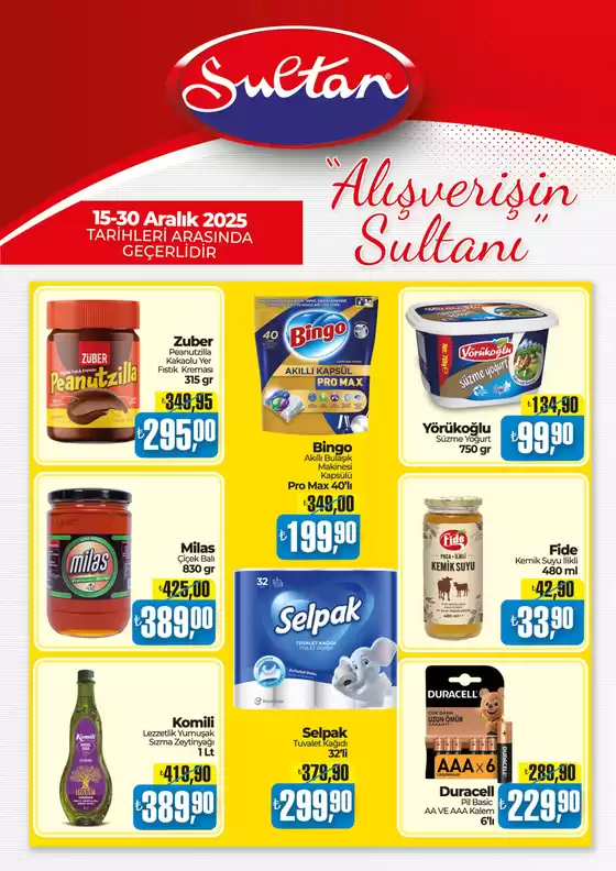Sultan Market kataloğu, Diyarbakır | Sultan Market katalog | 2025-12-15T00:00:00.000Z - 2025-12-30T00:00:00.000Z