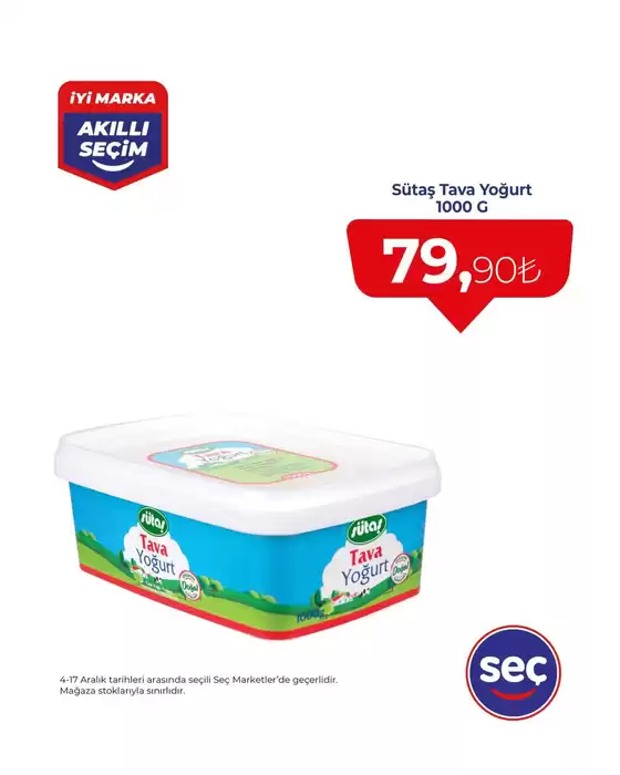 Seç Market kataloğu, Osmaniye | Güncel fırsatlar ve teklifler | 2025-12-04T00:00:00.000Z - 2025-12-17T00:00:00.000Z