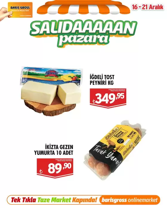 Barış Gross Market kataloğu, Divriği | İndirimler ve kampanyalar | 2025-12-16T00:00:00.000Z - 2025-12-21T00:00:00.000Z