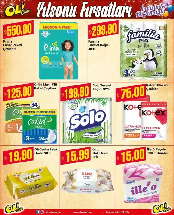 Olicenter Marketçilik kataloğu, Yeniçiftlik (Tekirdağ) | Cazip teklifleri keşfedin | 2025-12-18T00:00:00.000Z - 2026-01-01T00:00:00.000Z