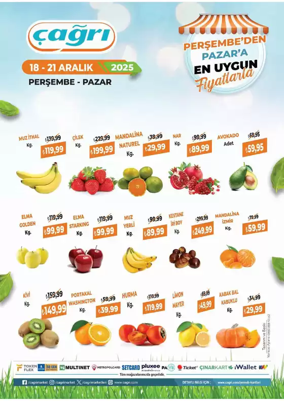 Çağrı Market kataloğu | Tasarrufçular için en iyi teklifler | 2025-12-18T00:00:00.000Z - 2025-12-21T00:00:00.000Z