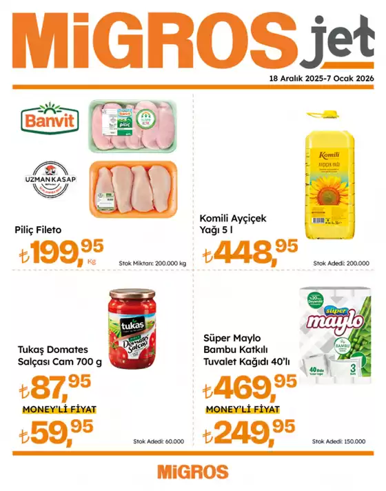 Migros kataloğu, Yukarı Gökdere | Fırsat avcıları için harika teklifler | 2025-12-18T00:00:00.000Z - 2026-01-07T00:00:00.000Z