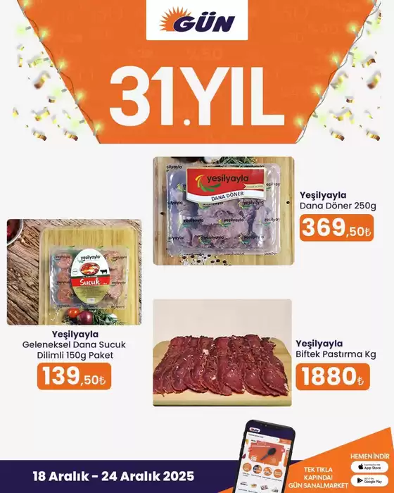 Gün Süpermarket kataloğu, Bodrum | Gün Süpermarket katalog | 2025-12-18T00:00:00.000Z - 2025-12-24T00:00:00.000Z
