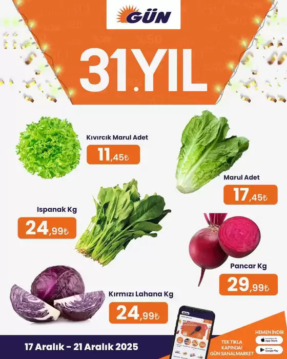 Gün Süpermarket kataloğu, Bodrum | Keşfedilecek yeni teklifler | 2025-12-17T00:00:00.000Z - 2025-12-21T00:00:00.000Z