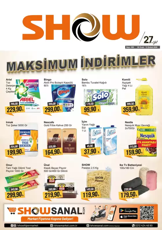 Show Market kataloğu, İstanbul | Show Market Katalog | 2026-01-30T00:00:00.000Z - 2026-02-12T00:00:00.000Z