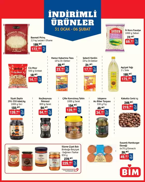 BİM kataloğu, Bursa | 31 Ocak - 06 Şubat. | 2026-01-31T00:00:00.000Z - 2026-02-06T00:00:00.000Z
