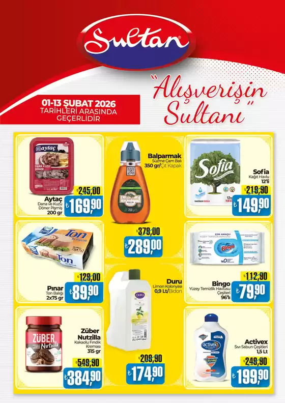 Sultan Market kataloğu, Karacaömer | Sultan Market katalog | 2026-02-01T00:00:00.000Z - 2026-02-13T00:00:00.000Z