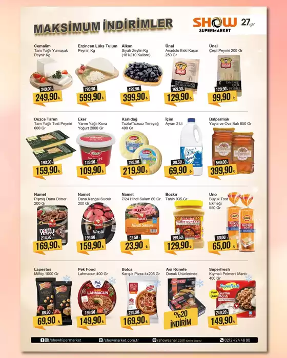 Show Market kataloğu, Yıldırım | İndirimler ve kampanyalar | 2026-02-01T00:00:00.000Z - 2026-02-28T00:00:00.000Z