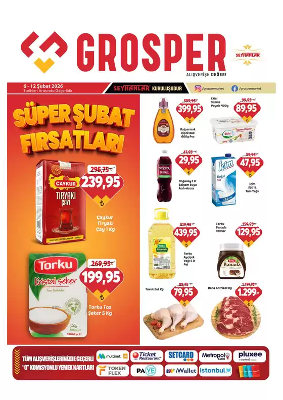 Grosper kataloğu, İstanbul | Sizin için en iyi tekliflerimiz | 2026-02-06T00:00:00.000Z - 2026-02-12T00:00:00.000Z