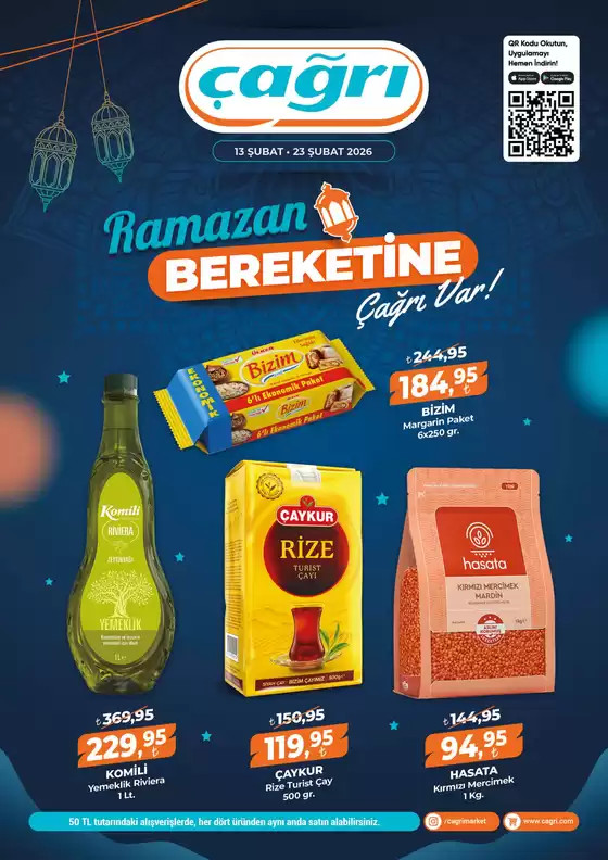 Çağrı Market kataloğu, Marmaris | Çağrı Market katalog | 2026-02-13T00:00:00.000Z - 2026-02-23T00:00:00.000Z
