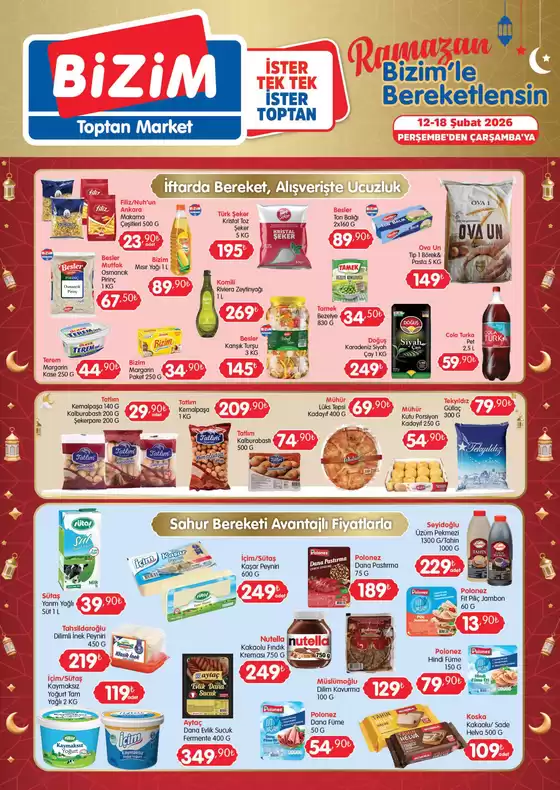Bizim Toptan kataloğu, Ankara | Bizim Toptan katalog | 2026-02-12T00:00:00.000Z - 2026-02-18T00:00:00.000Z