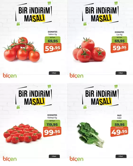 Biçen Market kataloğu, Selçuklu | Herkes için cazip özel teklifler | 2026-03-03T00:00:00.000Z - 2026-03-03T00:00:00.000Z