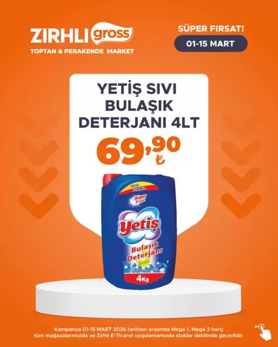 Zırhlı Toptan market kataloğu, Selçuklu | Zırhlı Toptan market katalog | 2026-03-01T00:00:00.000Z - 2026-03-15T00:00:00.000Z