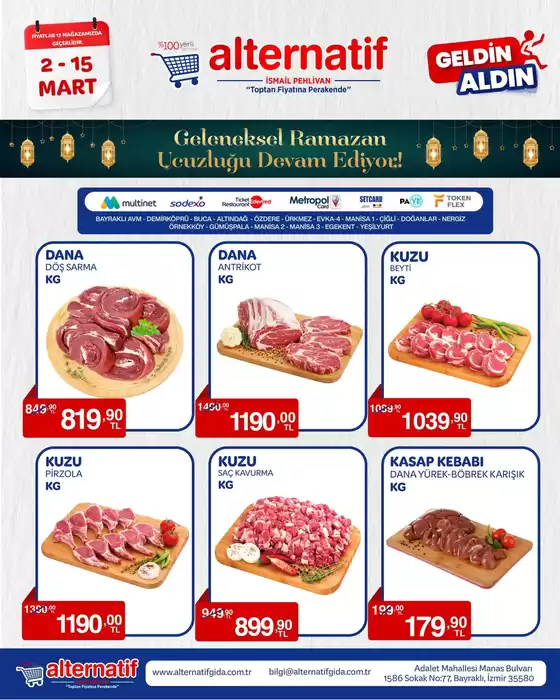 Alternatif kataloğu, Selçuklu | Geniş teklif yelpazesi | 2026-03-02T00:00:00.000Z - 2026-03-15T00:00:00.000Z
