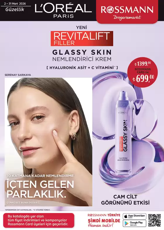 Rossmann kataloğu, Uşak | Rossmann katalog | 2026-03-02T00:00:00.000Z - 2026-03-31T00:00:00.000Z